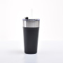 Factory Hot Sale Double Wall 16oz Tumbler Insulated 304 Stainless Steel Vacuum Beer Mug With Lids And Straws
