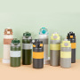 New Product Wholesale 2 in 1 Eco Friendly Wide Mouth Stainless Steel Camping Water Bottles With Two Type Drink Lid