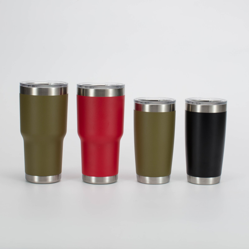 2023 Practical Hot Sale BPA Free 30oz Double Wall Tumbler 304 Stainless Steel Insulated Vacuum Tumbler with Spout Lid