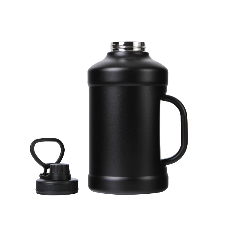 2l BPA FREE Custom Water Bottle Sports Drinking motivational stainless steel Gym Sports half gallon water bottle