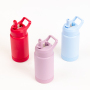 Eco-friendly Reusable Kids Water Bottle with Lid 14oz Double Wall Bottle Thermos Vacuum Water Bottle