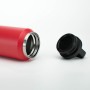 BPA Free Custom Logo Double Wall Insulated Vacuum Sports Stainless Steel Water Bottle Leak Proof With Lid