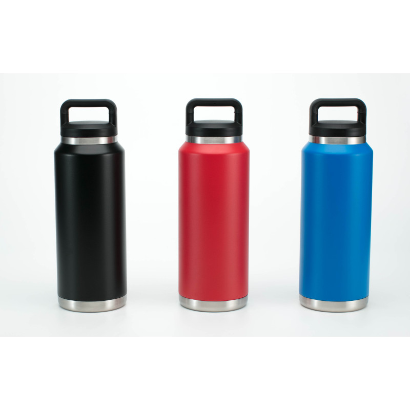 BPA Free Custom Logo Double Wall Insulated Vacuum Sports Stainless Steel Water Bottle Leak Proof With Lid