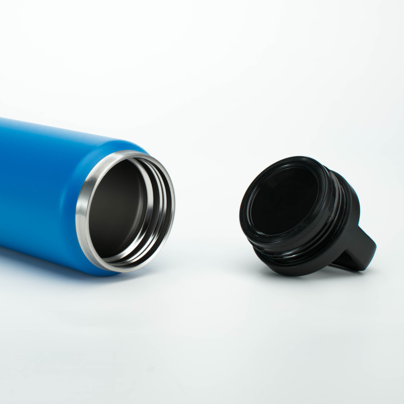 BPA Free Custom Logo Double Wall Insulated Vacuum Sports Stainless Steel Water Bottle Leak Proof With Lid