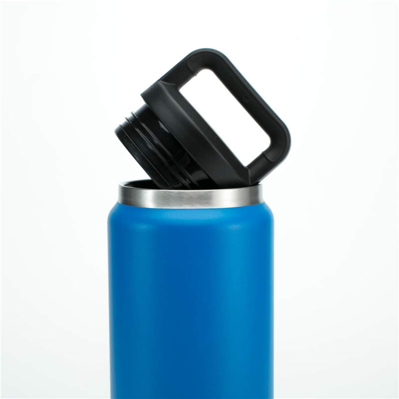 Trade Assurance bottle custom logo steel vacuum water sport bottles with handle