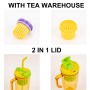 Wholesale New Trends Large Capacity Plastic Tumbler Water Juice Bottle with Lids 20oz Tumbler with Straw