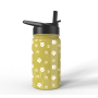 BPA Free Kid Water Bottle Double Wall Vacuum Insulate Bottle with Lid Straw Outdoor Sports Kids Bottle for School