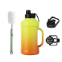 New Stock Arrival Leakproof Stainless Steel Vacuum Water Jug Gym Half Gallon 40/60oz Motivational Water Bottle With Metal Handle