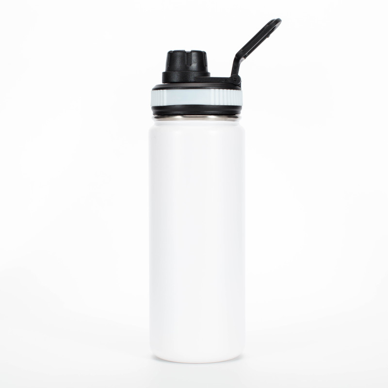 Custom 32oz 40oz wide mouth double wall sports travel vacuum insulated stainless steel water bottle with straw lid
