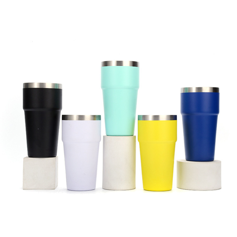 2023 New Customization 16oz Portable Stainless Steel Office Cup Double Wall Reusable Stainless Steel Vacuum Insulated Tumbler