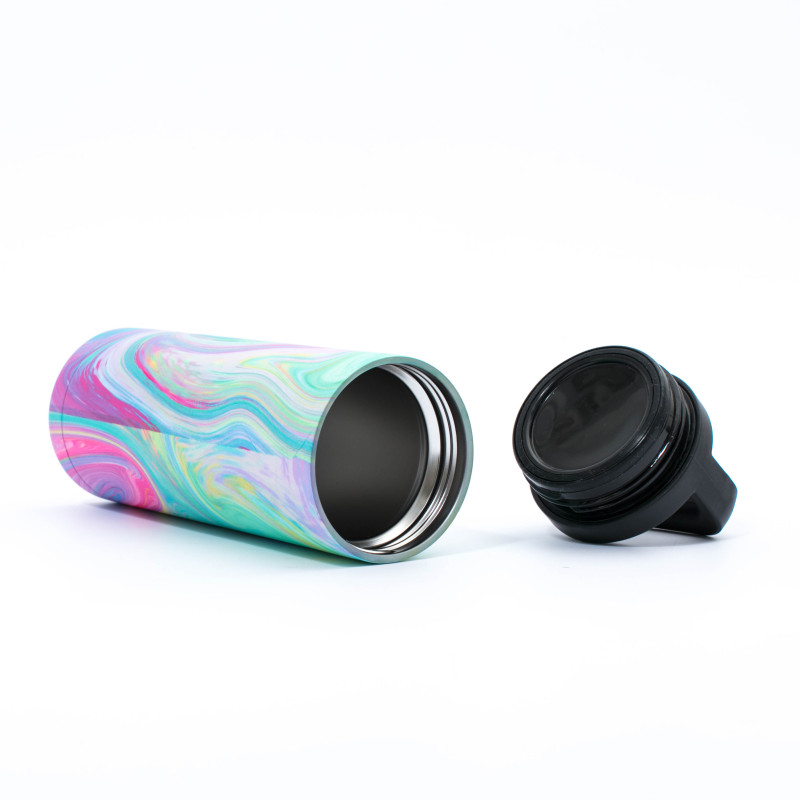 Health Steel Flask Foldable Alkaline Water Bottle For Camping