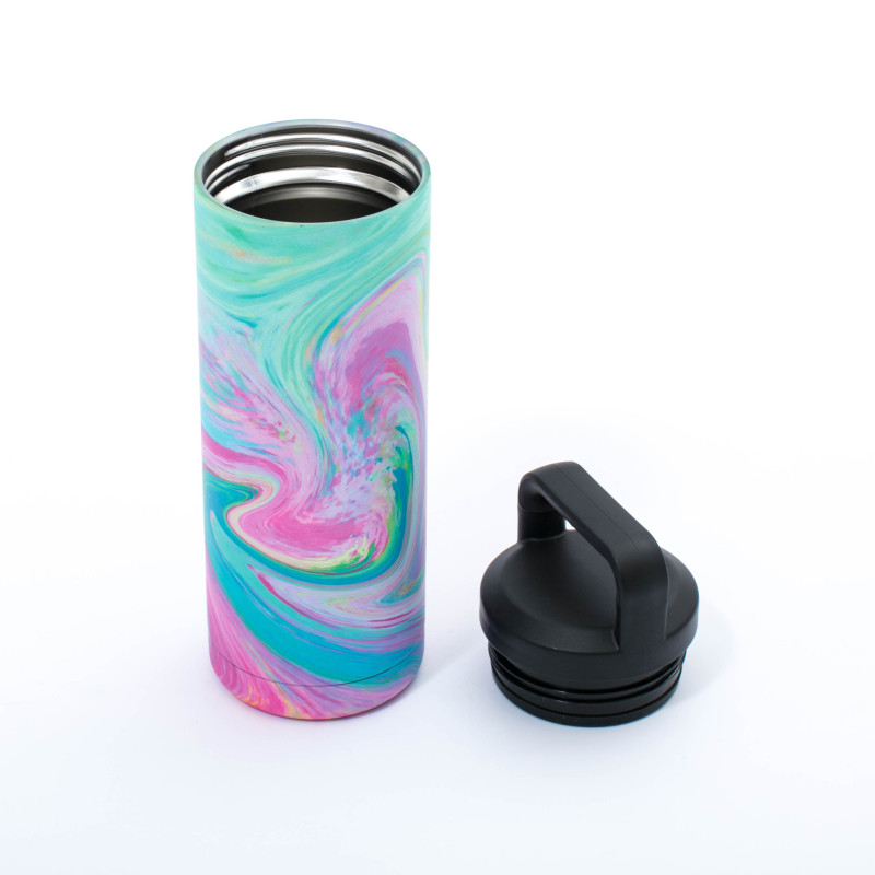 Health Steel Flask Foldable Alkaline Water Bottle For Camping