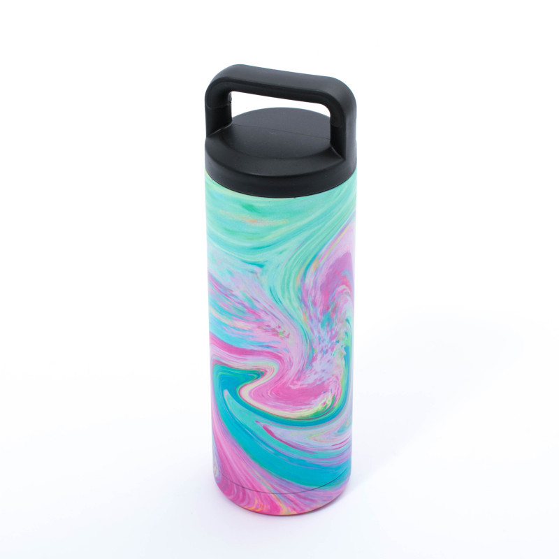 Health Steel Flask Foldable Alkaline Water Bottle For Camping