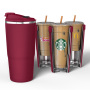 16~30OZ Custom Personalized 4 in 1 Stainless Steel Insulated Double Wall Universal Coffee Plastic Cup Vacuum Cooler