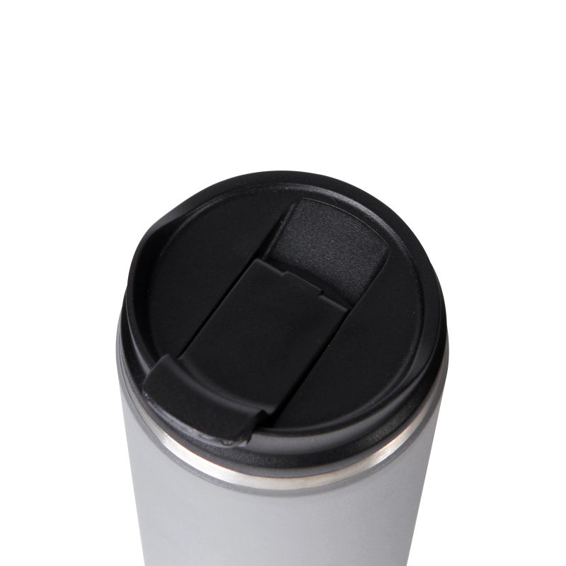 Custom logo 12 oz 16oz powder coated regular tumblers double wall vacuum insulated stainless steel coffee car travel mug