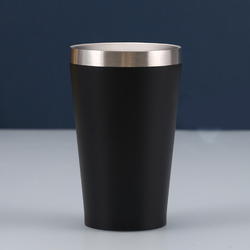 Wholesale New Trends 5OZ Insulated Double Walled Stainless Steel Mate Thermos Cup Beer Mug Pint Tumbler Cup