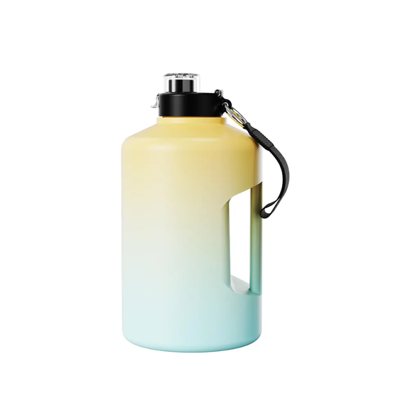 Hot Selling Quality Large Capacity Gym Bottle Double Wall Vacuum Water Jug Gallon Bottle with Handle
