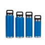 Oem cup outdoor travel sports water vacuum stainless steel sport bottle with handle