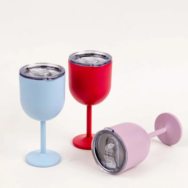 Cocktail Drinking Cup Goblet Wine Glasses Red Wine Glass Cup Champagne 500ml Stainless Steel 18/8 Metal Bar Customized Logo