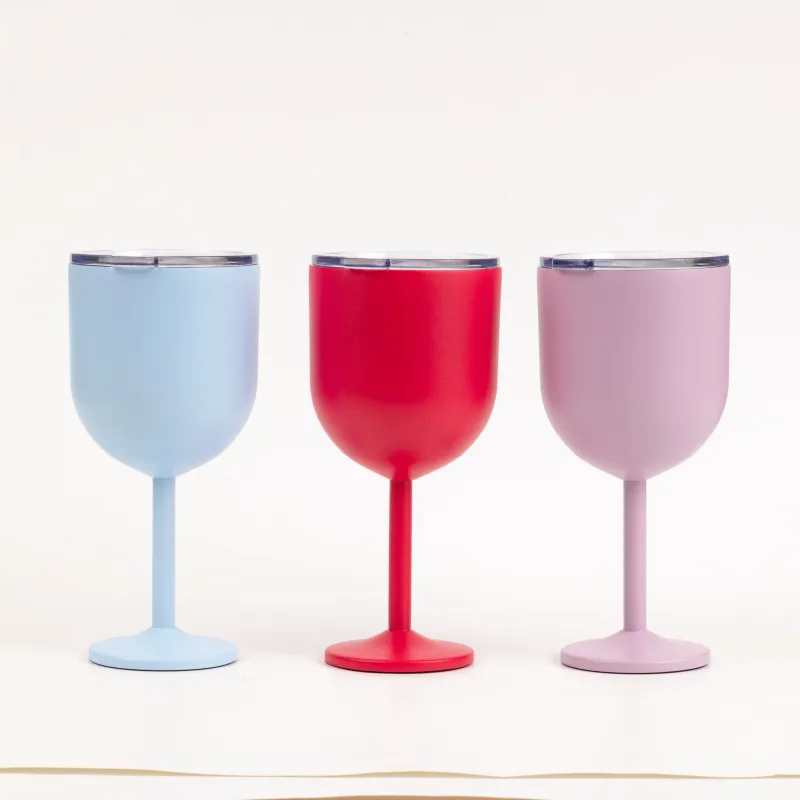 Cocktail Drinking Cup Goblet Wine Glasses Red Wine Glass Cup Champagne 500ml Stainless Steel 18/8 Metal Bar Customized Logo