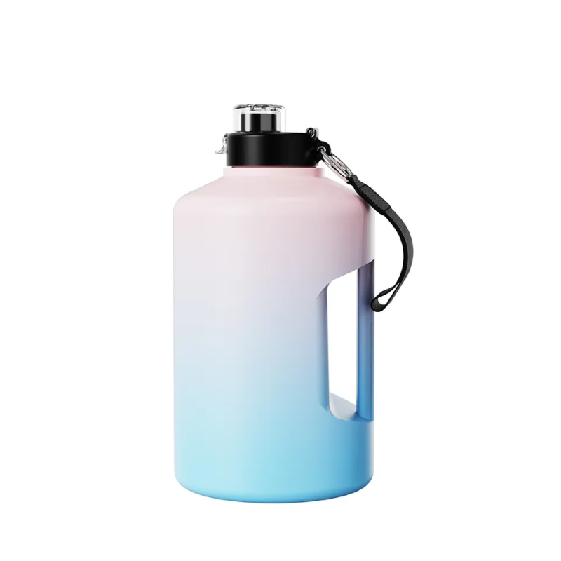 New Product Customization Leak Proof Lid Gym Bottle Sports Gym Water Bottle with Handle Large Capacity Water Jug