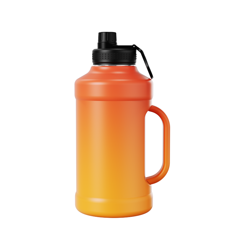 Product Manufacturer 64OZ/40OZ Double Wall Stainless Steel Outdoor Sport Gym Water Jug With Metal Handle