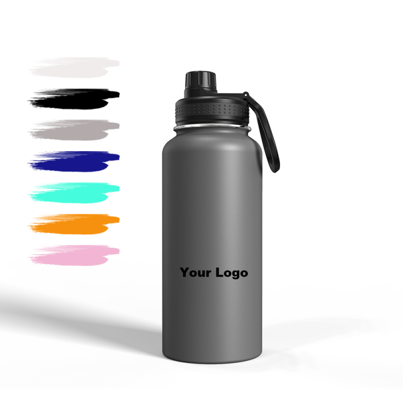 32OZ New Design Stainless Steel Water Bottle Custom Logo for Sport Christmas Vintage Luxury Space Purple Black Casual Yellow