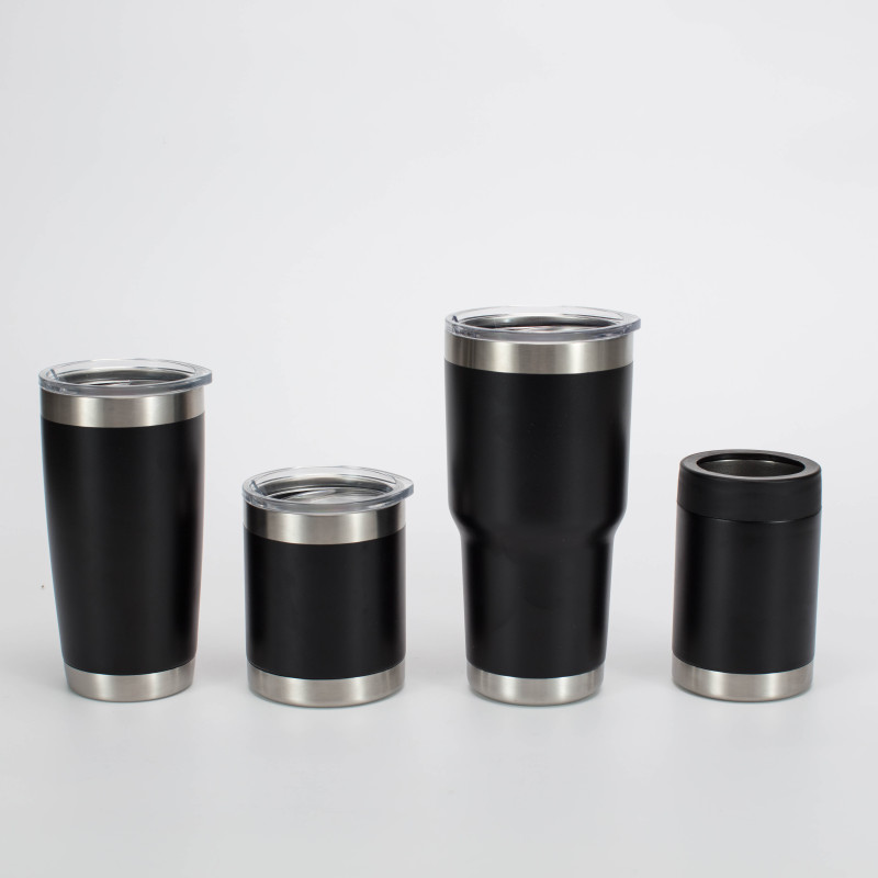 Hot Selling Quality 20OZ Powder Coated Tumbler Insulated Stainless Steel Car Cup with Lid With Professional Manufacturer