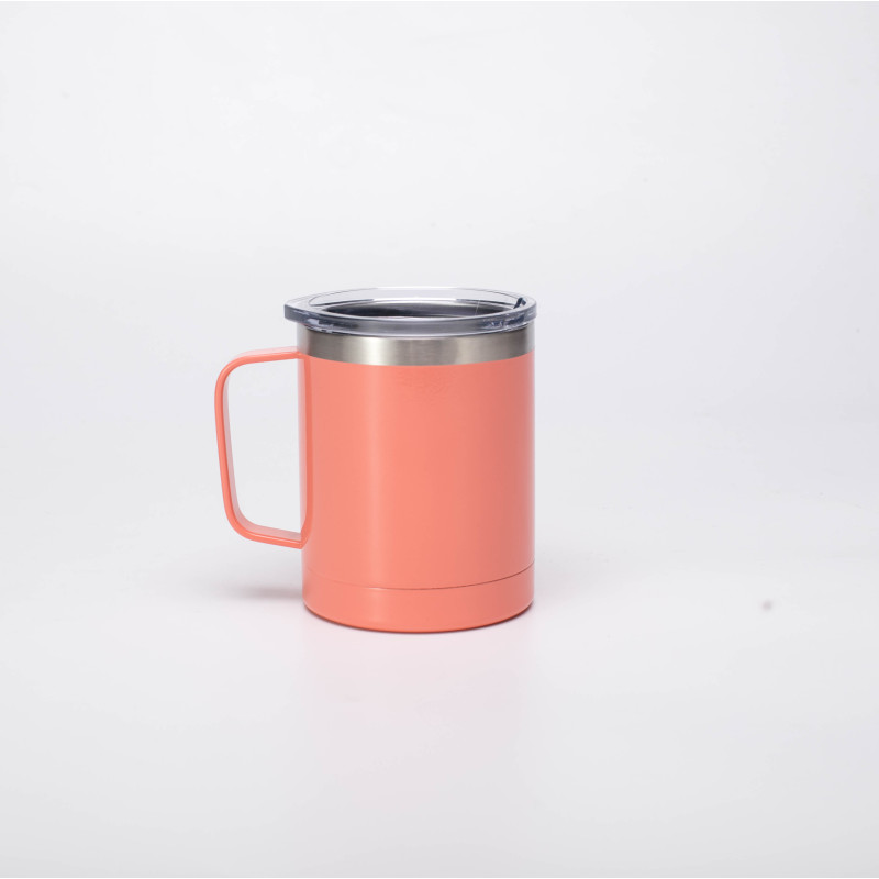 USA China Canada Warehouse 12oz 16oz Stainless Steel Sublimation Blanks Coffee Tumbler camp Mug With Handle For Sublimation