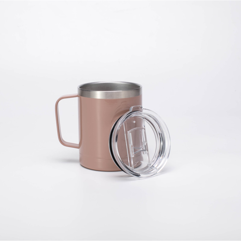 USA China Canada Warehouse 12oz 16oz Stainless Steel Sublimation Blanks Coffee Tumbler camp Mug With Handle For Sublimation