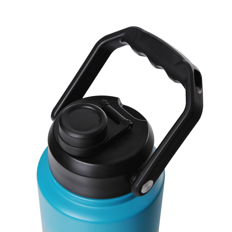 Gym Jug Motivational Half Gallon 64oz 128oz Bpa Free  Sublimation Insulated Sports Water Bottles