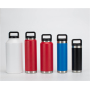 Solid and durable handles thermal outdoor lid water bottle insulated sports bottles with handle