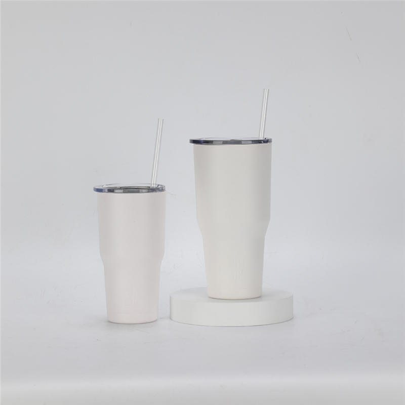 Manufacturer custom stainless steel tumblers cups logo powder coated tumbler for party