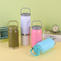 Factory Bestseller 64oz Stainless Steel Reusable Water Bottles Camping Vacuum Flask With Straw Lid With OEM wholesale