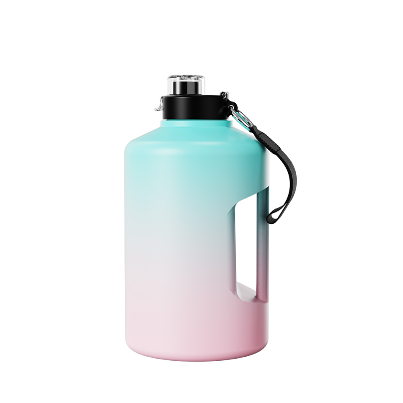Wholesale China Factory 128OZ Gym Water Jug with Metal Handle - BPA Free Large Reusable Stainless Steel Sports Container