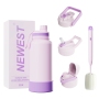 New 32oz Stainless Steel Vacuum Insulated Water Bottle with Straw Lid