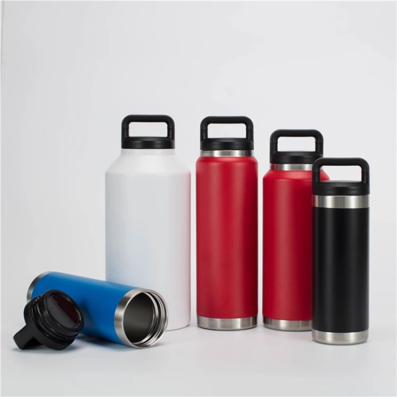 64 oz Vacuum Flask 2.0L 1.8L water jug Stainless Steel Large Water Bottle 2 liters Insulated Canteen