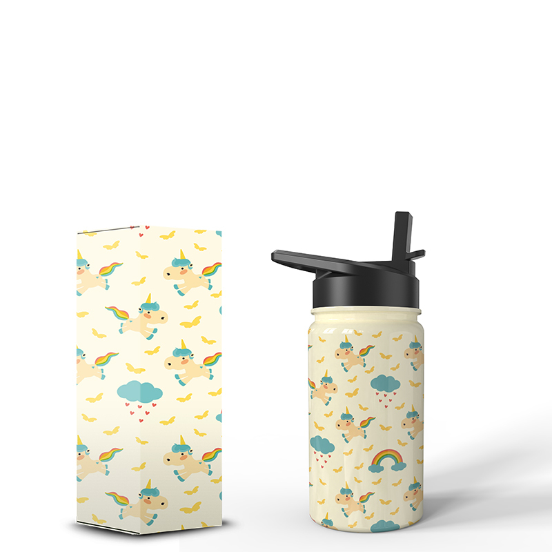 New Product Explosion 304SS 12OZ  Vacuum Water Bottle Thermal Insulation Bottle Kids Water Bottle With Lid