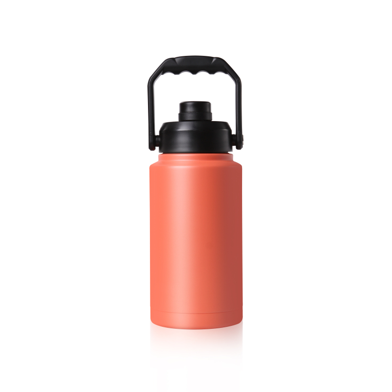 Factory Direct Sale 64OZ Stainless Steel Vacuum Insulated Gallon Water Bottle Insulated with Straw With Hot sale