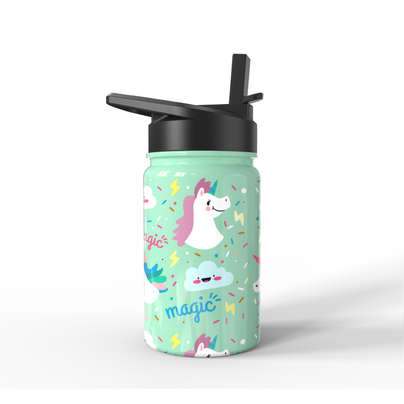 Factory Wholesale 14/10OZ Stainless Steel Water Bottle For Kids Drink Bottle With Custom Logo For School