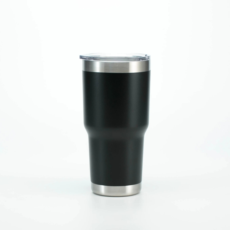 Promotional 20oz Double Walled Stainless Steel Tumbler Cups Vacuum Insulated Travel Tumbler With Lid