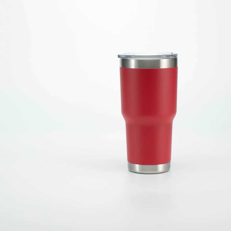 Promotional 20oz Double Walled Stainless Steel Tumbler Cups Vacuum Insulated Travel Tumbler With Lid