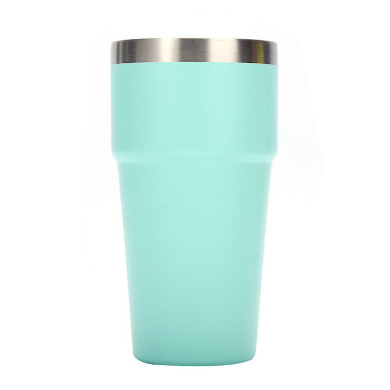 2023 New Design Stainless Steel Tumbler Travel Mug 16OZ Vacuum Thermal Cup Stainless Steel Travel Mugs