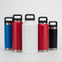 2023 BPA free LFGB Double walled Insulated 18/8 Stainless Steel Vacuum Flask Sport Water Bottle with straw easy carry