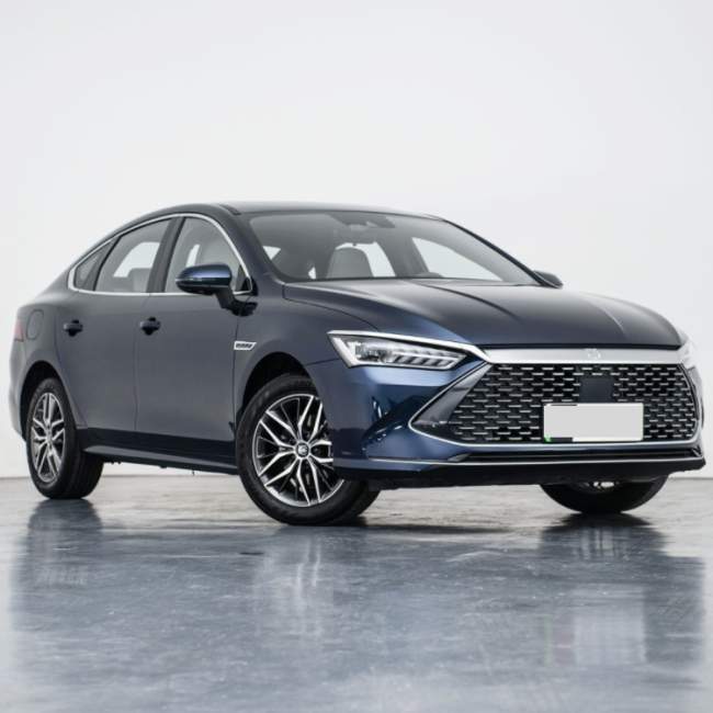 Chinese BYD Qin Plus 5Seats FWD New Energy Vehicle Hybrid Electric Car for Sale