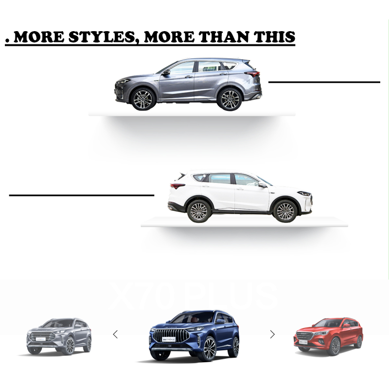 Steer Mode LHD 2023 China Local Direct Supply Price New Relesed Luxury Style Gasoline Car 7DCT 1.6T Jetour X70 Plus For Chery