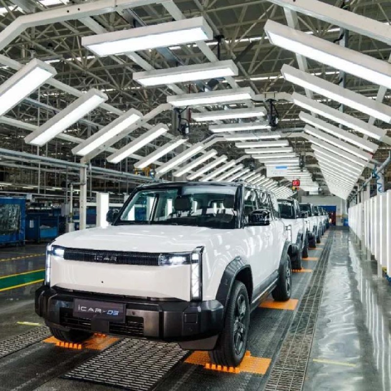 New Design 2024 Chery EV Car 2WD 135kw iCAR 03 5 Seat Suv Electric Cars Chery iCAR 03 For Sale