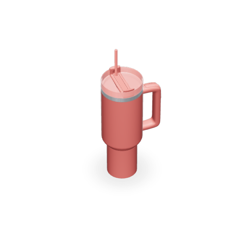 Стакан 40 унций с ручкой, сублимационной крышкой, кружка из нержавеющей стали, бутылка для воды с трубочкой, вакуумная термокружка с защитой от брызг