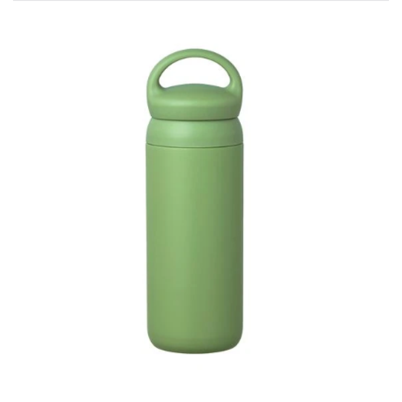 High quality Double Wall Water Bottle Stainless Steel Vacuum Insulated coffee mug flask With handle lid