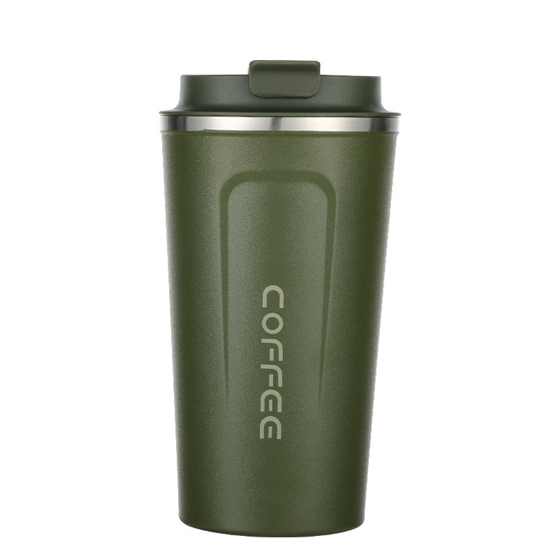 Stainless Steel Double Wall Vacuum Flasks  Portable stainless steel cup high-grade refined coffee cup